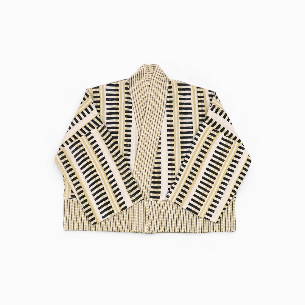 Raku Reversible Kimono – Midnight Stride (Relaxed Fit | Reversible | Sizes S/M & L/XL)