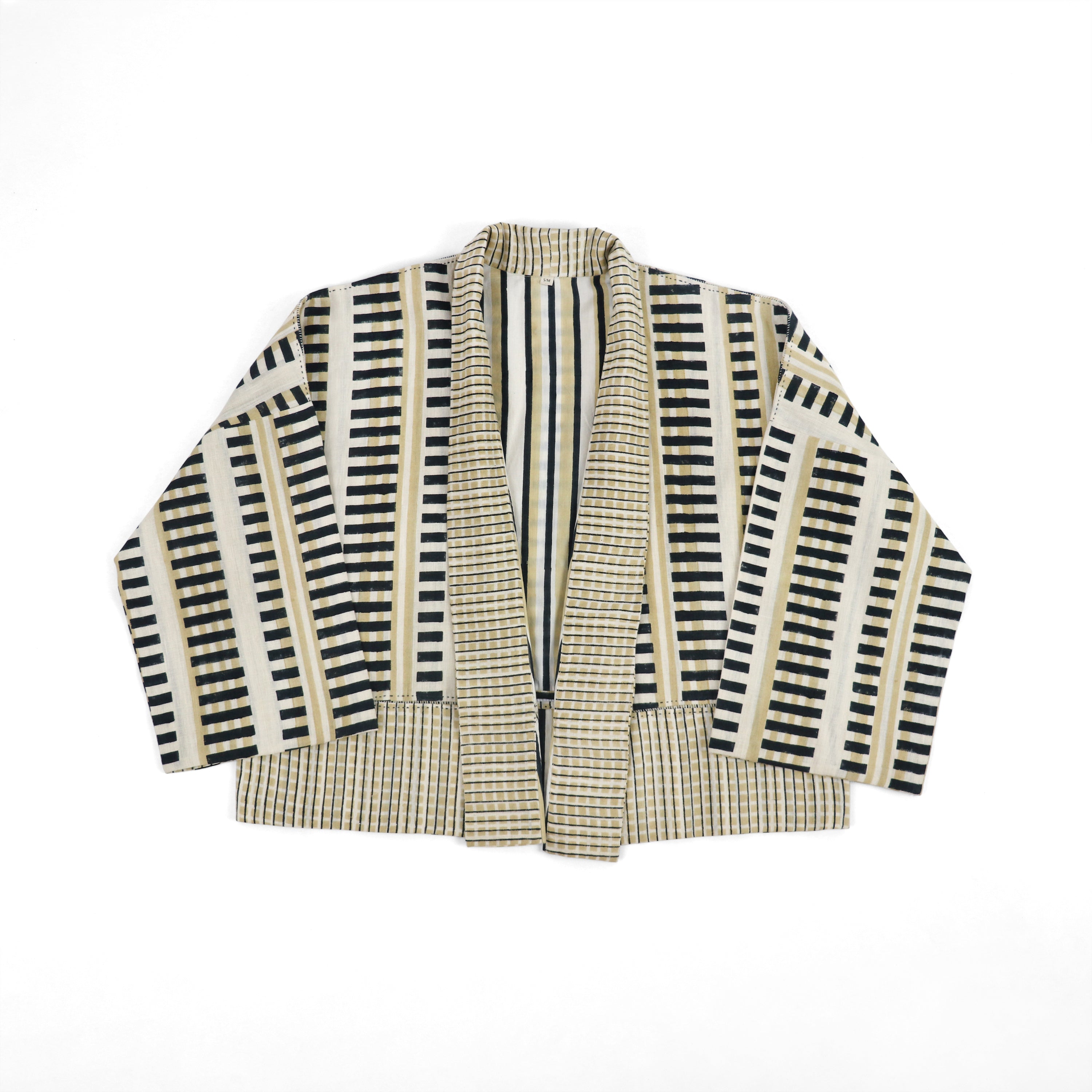 Stride & Block Reversible Neera Kimono – Midnight / Reed